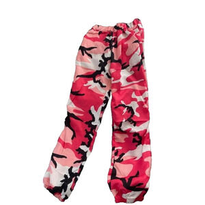NWOT Teen Pink Camo Pants w/Pockets Elastic Waist